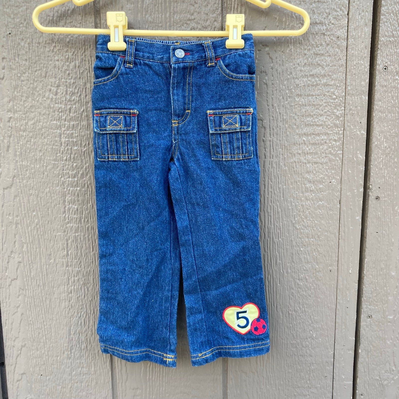Vintage 2006 Nick Jr Girls Size 3t Jeans 5 Soccer